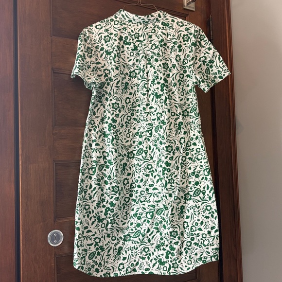 Boden women’s green and white floral short sleeve dress - Picture 4 of 4